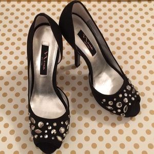 Nina black shoes with studs